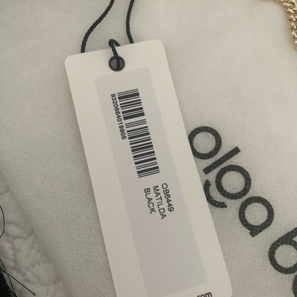 Black Velvet Olga Berg Gold Hardware Clutch - Brand New - Picture 4 of 7